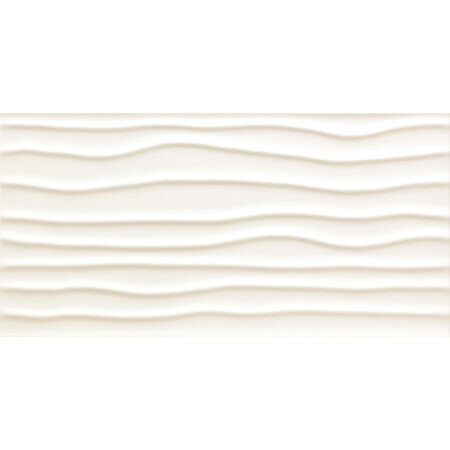 Tubądzin All In White 4 STR Płytka ścienna 59,8x29,8x1 cm, biała mat