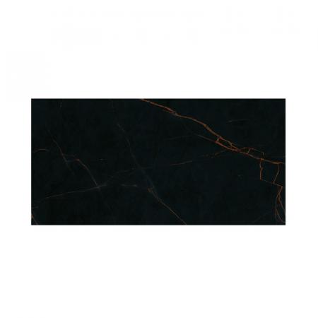 Tubądzin Amber Vein Płytka gresowa podłogowa 119,8x59,8 cm czarna