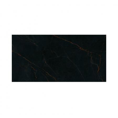 Tubądzin Amber Vein Płytka gresowa podłogowa 239,8x119,8 cm czarna