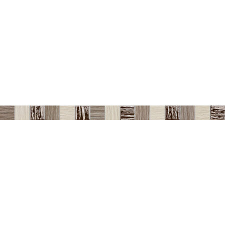 Tubądzin Biloba grey Listwa ścienna 60,8x3,9x0,8 cm, szara mat