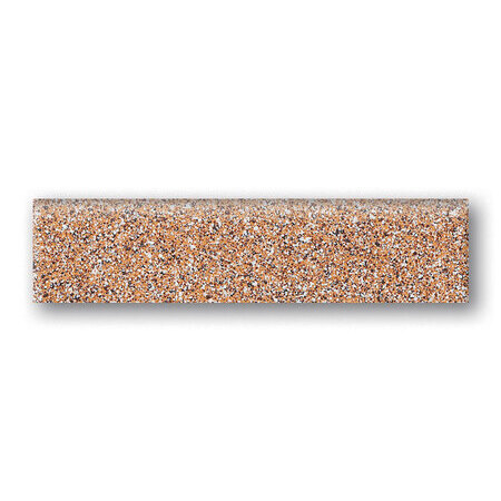 Tubądzin Tartany Tartan 6 Cokół podłogowy gresowy 33,3x8x0,8 cm, brązowy mat