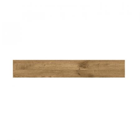 Tubądzin Wood Shed Natural STR Płytka gresowa podłogowa 119,8x19 cm brązowa