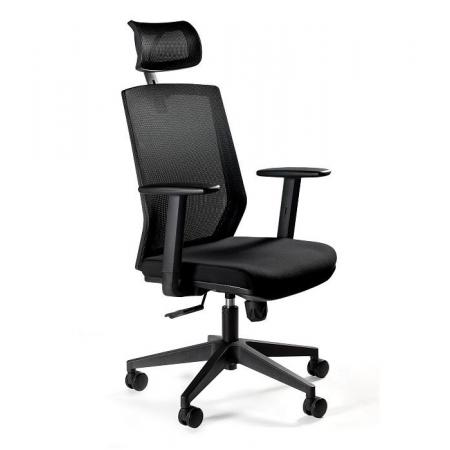 Unique Esta Fotel biurowy czarny FS02-1H