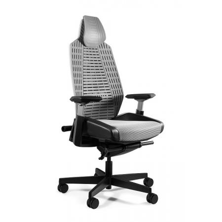 Unique Ronin Fotel biurowy biały siatka/szary elastomer 1286-P-RS02-TPE-8