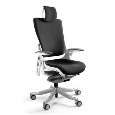 Unique Wau 2 Fotel biurowy biały/tkanina olive W-709-W-BL411