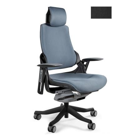 Unique Wau fotel biurowy czarny/tkanina czarny W-609-B-BL418