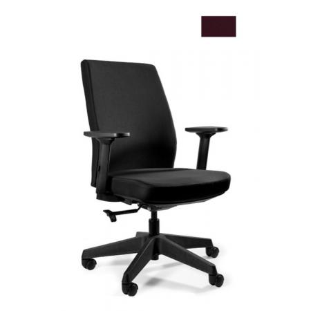 Unique Work Fotel biurowy czarny/burgundy 1268-BL403