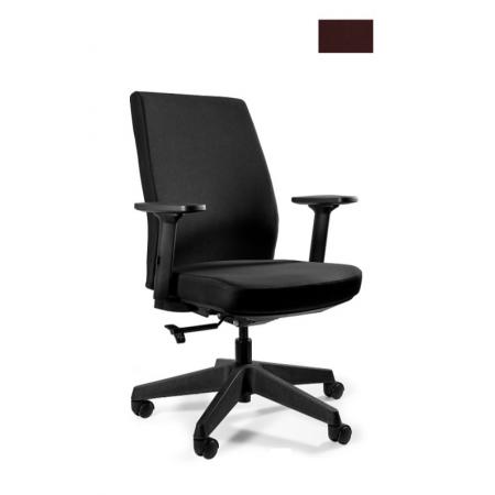 Unique Work Fotel biurowy czarny/cocoa 1268-BL406