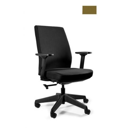 Unique Work Fotel biurowy czarny/khaki 1268-BL408