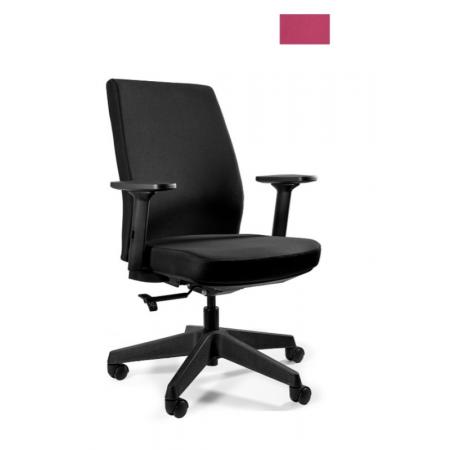 Unique Work Fotel biurowy czarny/magenta 1268-BL401