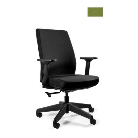 Unique Work Fotel biurowy czarny/olive 1268-BL411
