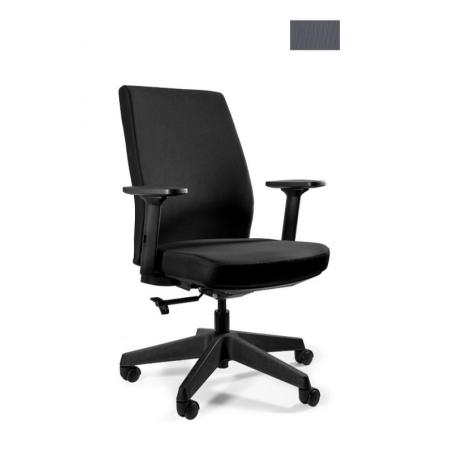 Unique Work Fotel biurowy czarny/slategrey 1268-BL417