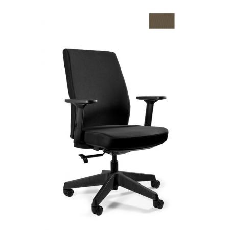 Unique Work Fotel biurowy czarny/taupe 1268-BL409