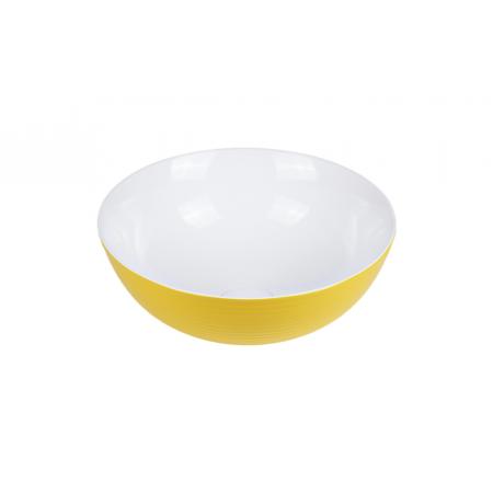 UpTrend Cleo Umywalka nablatowa 38,5 cm żółty połysk/biały połysk UP4004-2-B6+B20