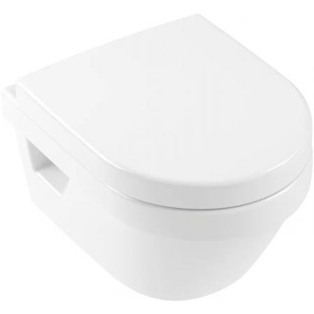 Villeroy & Boch Architectura Combi-Pack Zestaw Toaleta WC podwieszana 48x35 cm bez kołnierza + deska wolnoopadającą weiss alpin 4687HR01