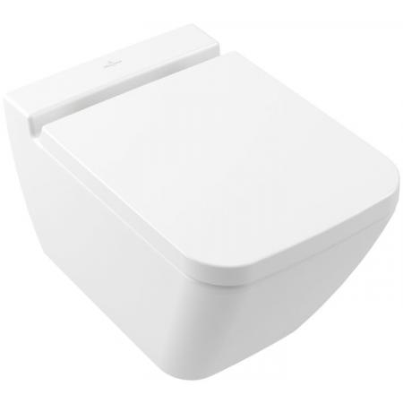 Villeroy & Boch Finion Toaleta WC 56x37,5 cm bez kołnierza z powłoką CeramicPlus stone white 4664R0RW