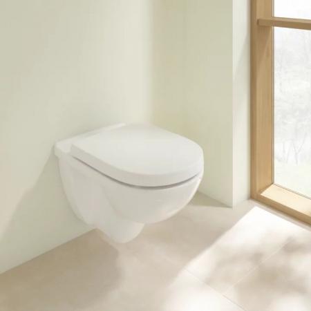 Villeroy & Boch O.novo Combi-Pack Zestaw Toaleta WC 56x36 cm z powłoką CeramicPlus + deska wolnoopadająca weiss alpin 5660H1R1 