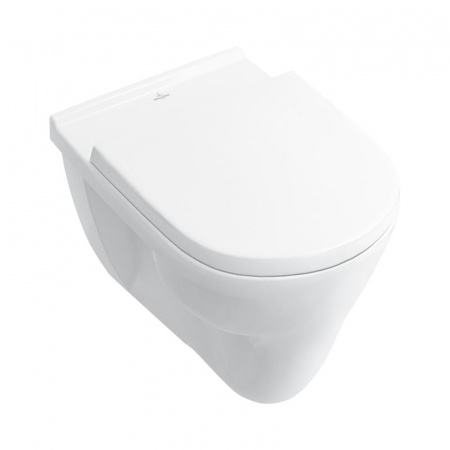 Villeroy & Boch O.Novo Toaleta WC podwieszana 36x56 cm z półką, z powłoką CeramicPlus, biała Weiss Alpin 566210R1