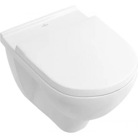 Villeroy & Boch O.novo Toaleta WC 56x36 cm bez kołnierza z powłoką CeramicPlus i AntiBac weiss alpin 5660R0T2