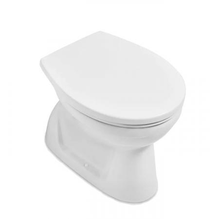 Villeroy & Boch O.novo Toaleta WC stojąca 55x36 cm bez kołnierza z powłoką CeramicPlus weiss alpin 7618R1R1