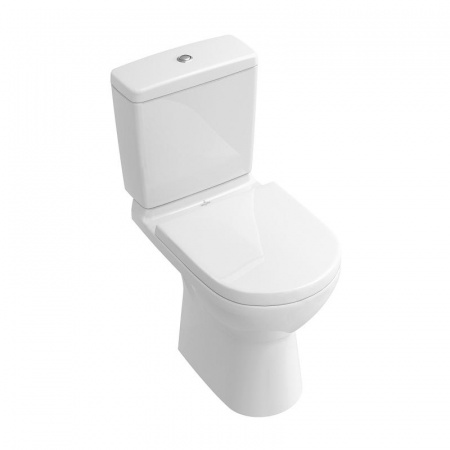 Villeroy & Boch O.Novo Toaleta WC stojąca kompaktowa 36x67 cm lejowa DirectFlush bez kołnierza wewnętrznego