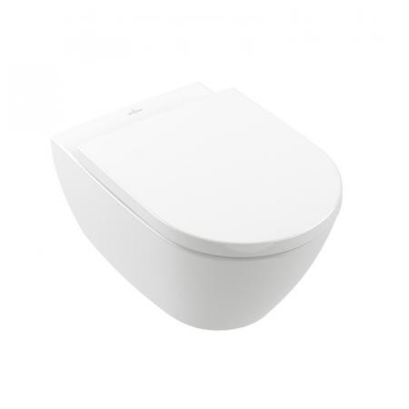 Villeroy & Boch Subway 2.0 Toaleta WC 56x37,5 cm bez kołnierza biała Weiss Alpin z powłoką CeramicPlus 5614R0T2