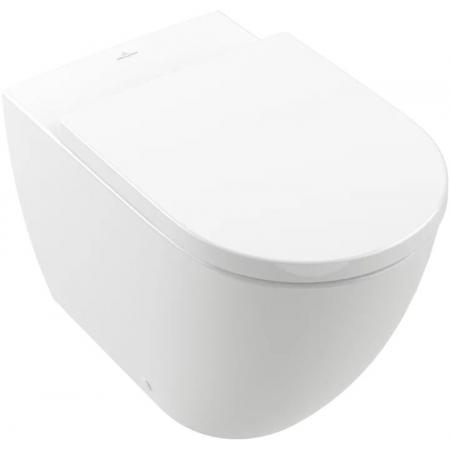 Villeroy & Boch Subway 3.0 Toaleta WC stojąca 59x37 cm bez kołnierza z powłoką CeramicPlus i AntiBac weiss alpin 4671T0T2
