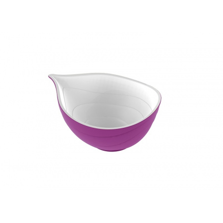 Zak Designs Onion Miska na przekąski 18 cm, fioletowa/biała 2264-0321