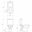 Cersanit Easy Toaleta WC kompaktowa 36x63x78 cm, biała K102-009