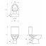 Cersanit Parva Zestaw Toaleta WC kompaktowa 35x61x77,5 cm CleanOn bez kołnierza wewnętrznego i z deską sedesową wolnoopadającą Duroplast, biały K27-062+K98-0122