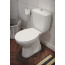Cersanit President Toaleta WC kompaktowa 37,5x64,5x75 cm z deską polipropylenową, biała K08-029