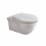 Globo Paestum Zestaw Toaleta WC podwieszana 57x38 cm z deską sedesową wolnoopadającą, biały PAS03.BI+PA029