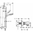 Hansgrohe Crometta 100 Vario/Ecostat Zestaw prysznicowy 65 cm, chrom/biały 27030400