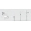 Hansgrohe PuraVida Jednouchwytowa bateria umywalkowa, biały/chrom 15070400