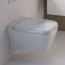Keramag MyDay Zestaw Toaleta WC podwieszana 54x36 cm Rimfree z deską sedesową wolnoopadającą, biały 201460+575410