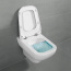 Villeroy & Boch Joyce Toaleta WC podwieszana 56x37 cm lejowa DirectFlush bez kołnierza wewnętrznego z powłoką AntiBac, biała Weiss Alpin 5607R0T1