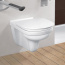 Villeroy & Boch O.Novo Vita Toaleta WC podwieszana 36x70 cm lejowa DirectFlush bez kołnierza wewnętrznego z powłoką AntiBac, biała Weiss Alpin 4601R0T1