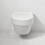 Villeroy & Boch Architectura Toaleta WC podwieszana 37x53 cm lejowa z przelewem z powłoką AntiBac, biała Weiss Alpin 568410T1