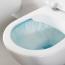 Villeroy & Boch Venticello Zestaw Toaleta WC podwieszana 37,5x56 cm DirectFlush z powłoką CeramicPlus z deską sedesową wolnoopadającą, biała Weiss Alpin 4611R0R1+9M79S101