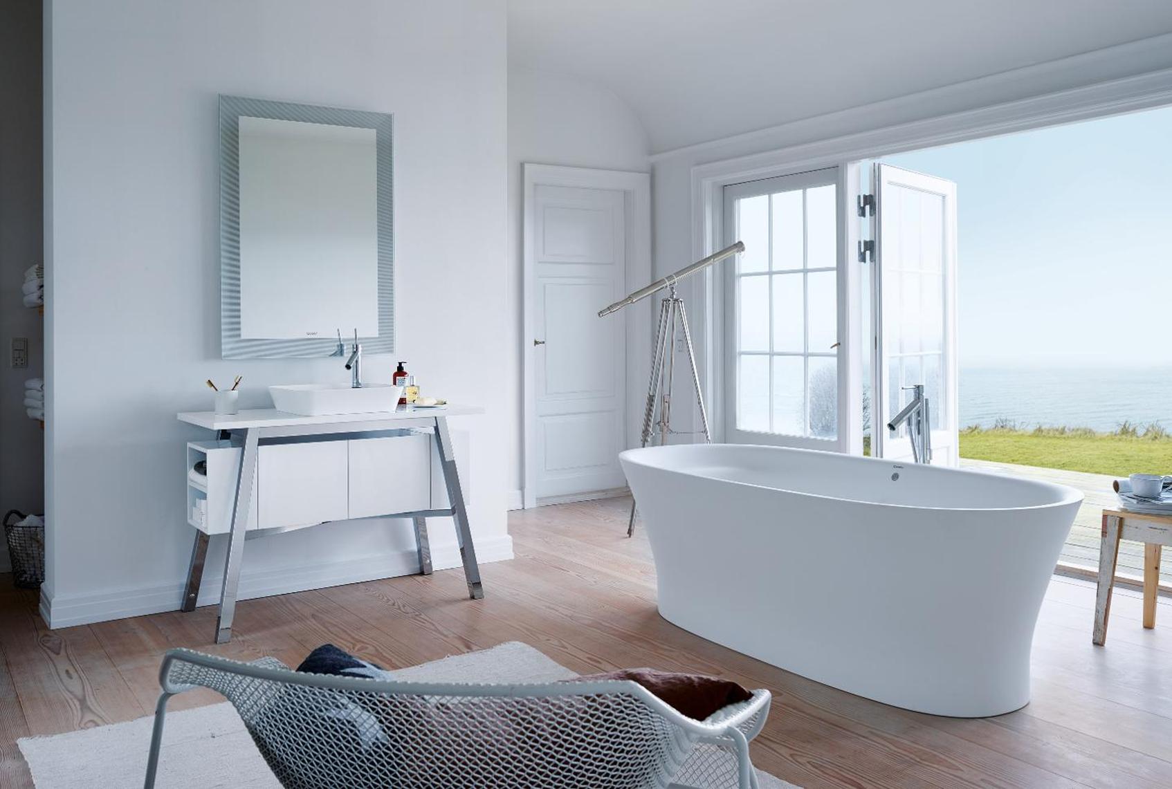Duravit Cape Cod – łazienka aranżacje, wyposażenie łazienki, umywalka, wanna wolnostojąca – Lazienkarium Duravit Cape Cod – łazienka aranżacje, wyposażenie łazienki, umywalka, wanna wolnostojąca – Lazienkarium