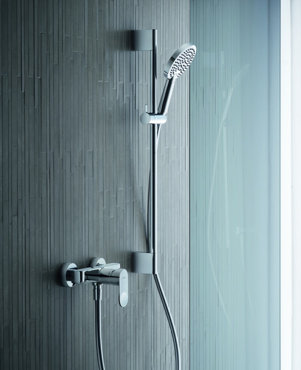 Zestaw z drążkiem prysznicowym Duravit B.3 - lazienkarium.pl duravit b.3 zestaw prysznicowy, duravit b.3 bateria prysznicowa, duravit b.3 zestaw
