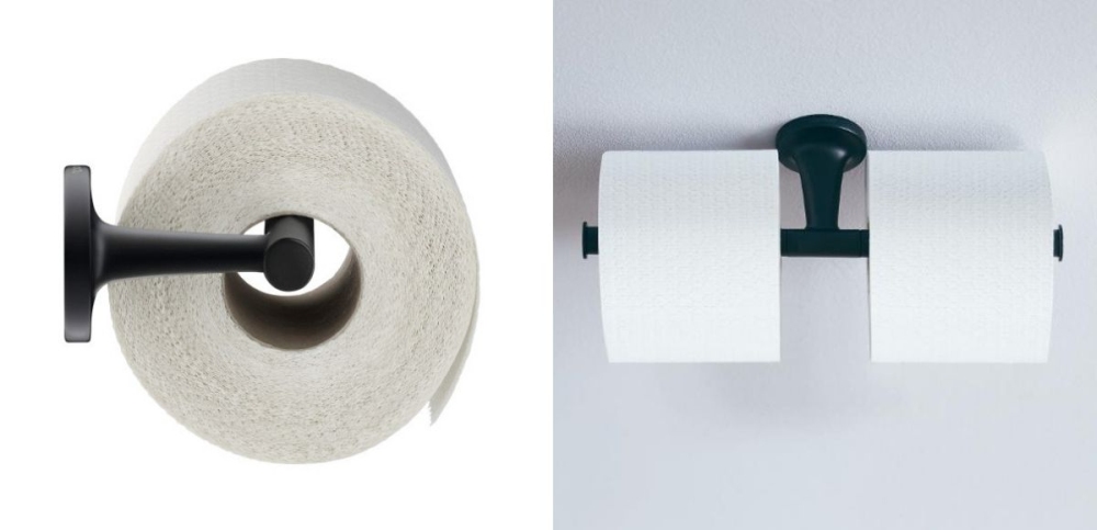 Duravit Starck T uchwyty na papier toaletowy - lazienkarium.pl czarny uchwyt na papier duravit starck t, duravit starck t wieszka na papier, czarny wieszak na papier toaletowy duravit starck t