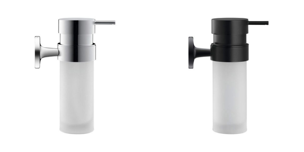 Duravit Starck T dozowniki mydła - lazienkarium.pl duravit starck t dozownik, czarny dozownik duravit starck t, chromowany dozownik duravit starck t