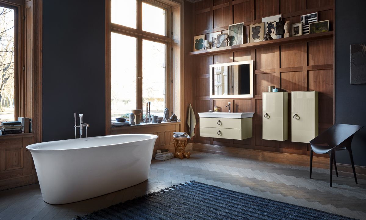 Aranżacja łazienki w stylu eklektycznym - www.Łazienkarium.pl duravit