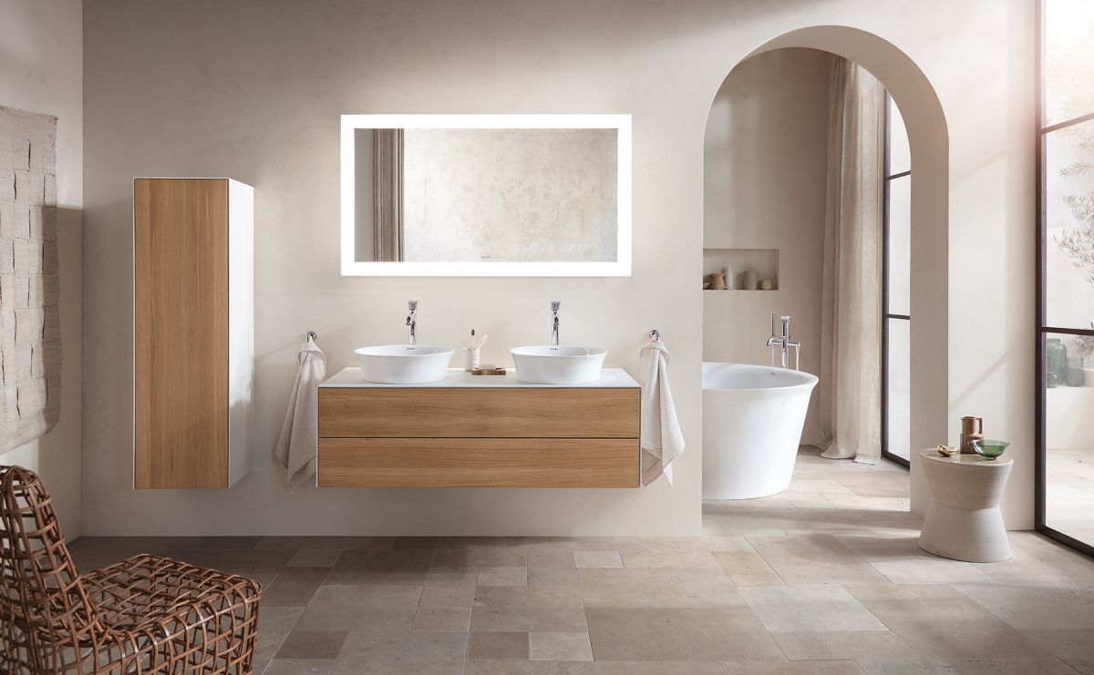 Aranżacja łazienki w stylu skandynawskim - www.Łazienkarium.pl duravit