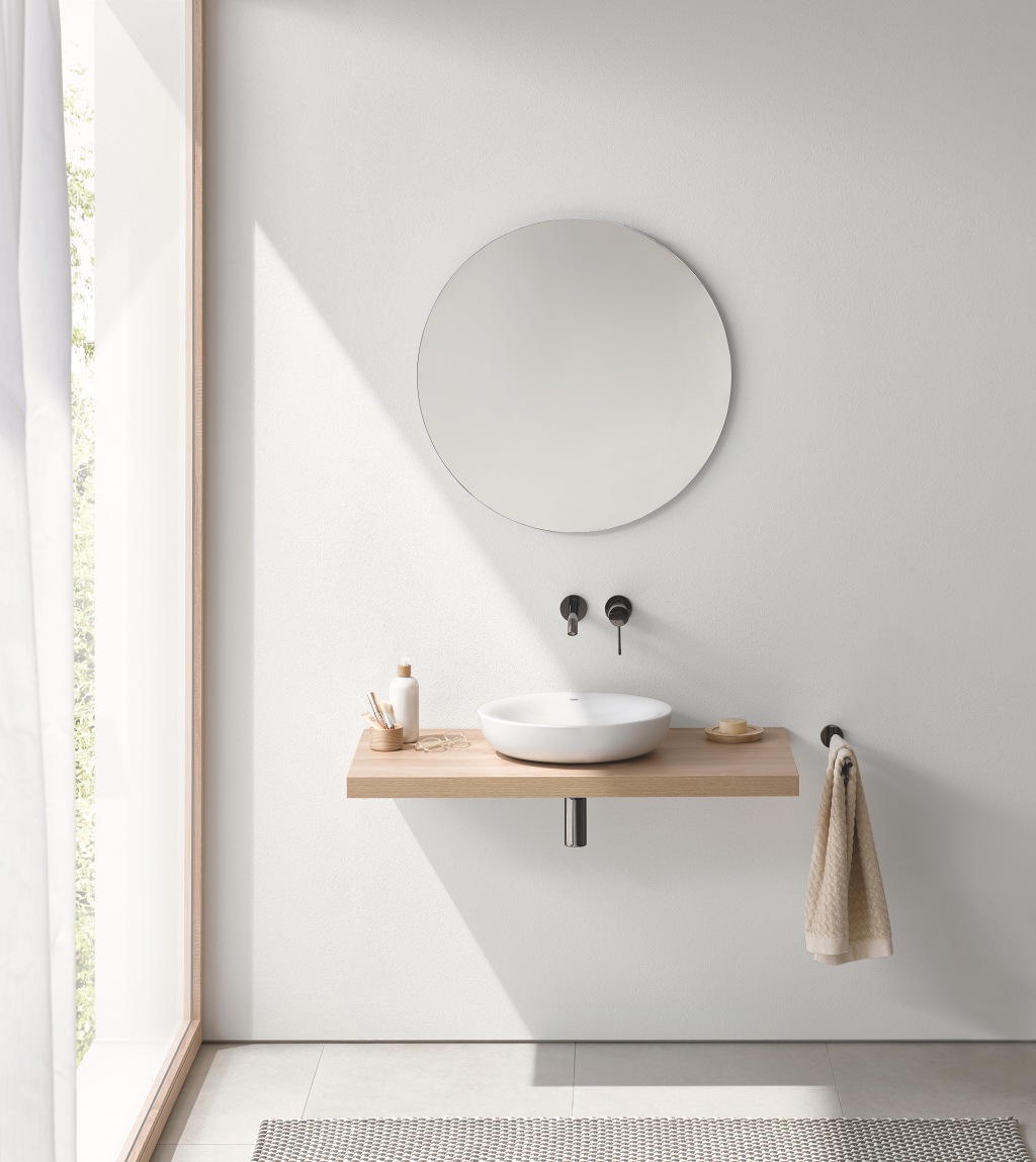 Okrągła umywalka GROHE Essence stawiana na blacie - www.Łazienkarium.pl grohe essence umywalka na blat, grohe essence umywalka okrągła, umywalka nablatowa grohe essence