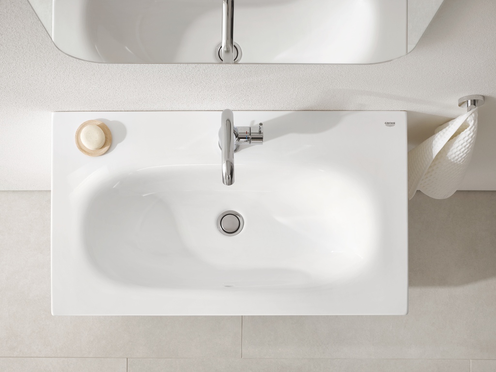 Aranżacja umywalki GROHE Essence - www.Łazienkarium.pl umywalki grohe essence, grohe essence umywalki, grohe essence umywalka biała