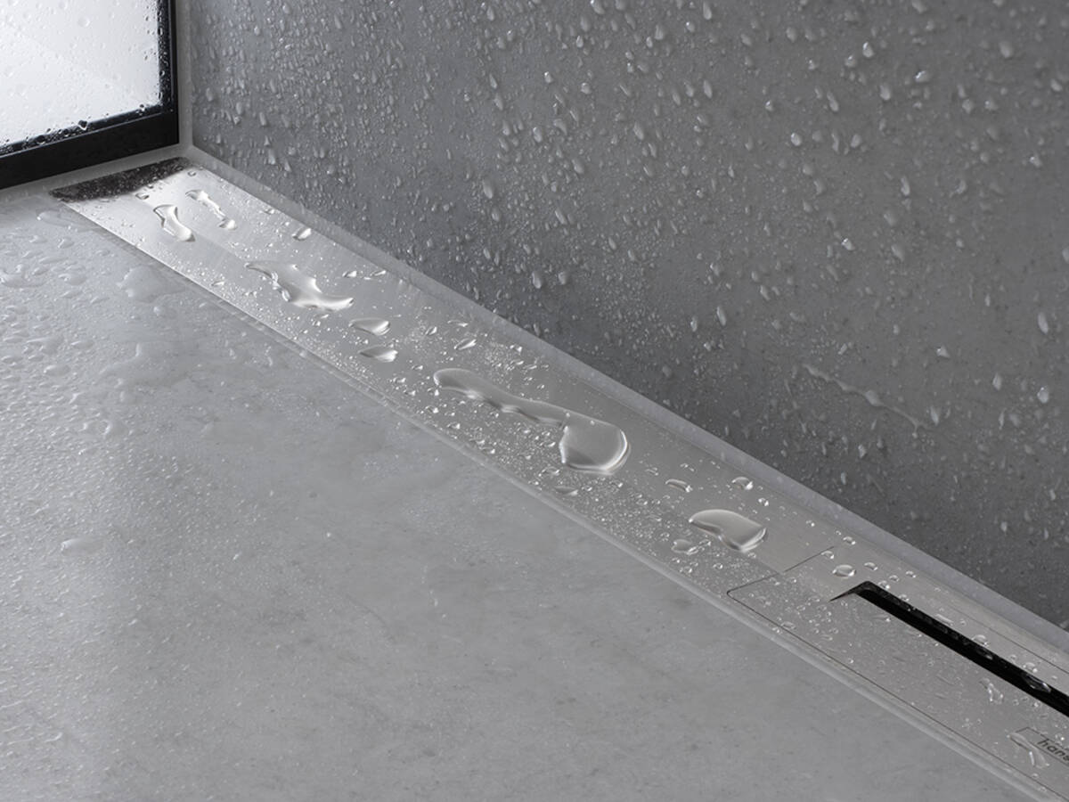 Odpływ liniowy Hansgrohe RainDrain - www.Łazienkarium.pl hansgrohe raindrain, prysznic bez brodzika, odpływ liniowy, odpływ liniowy hansgrohe raindrain