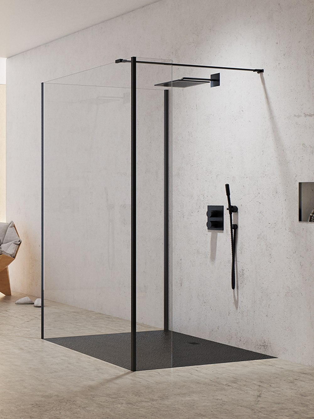 New Trendy New Modus Black czarna kabina prysznicowa - lazienkarium.pl new trendy new modus black, new trendy new modus black kabina prysznicowa, new modus black kabina prysznicowa