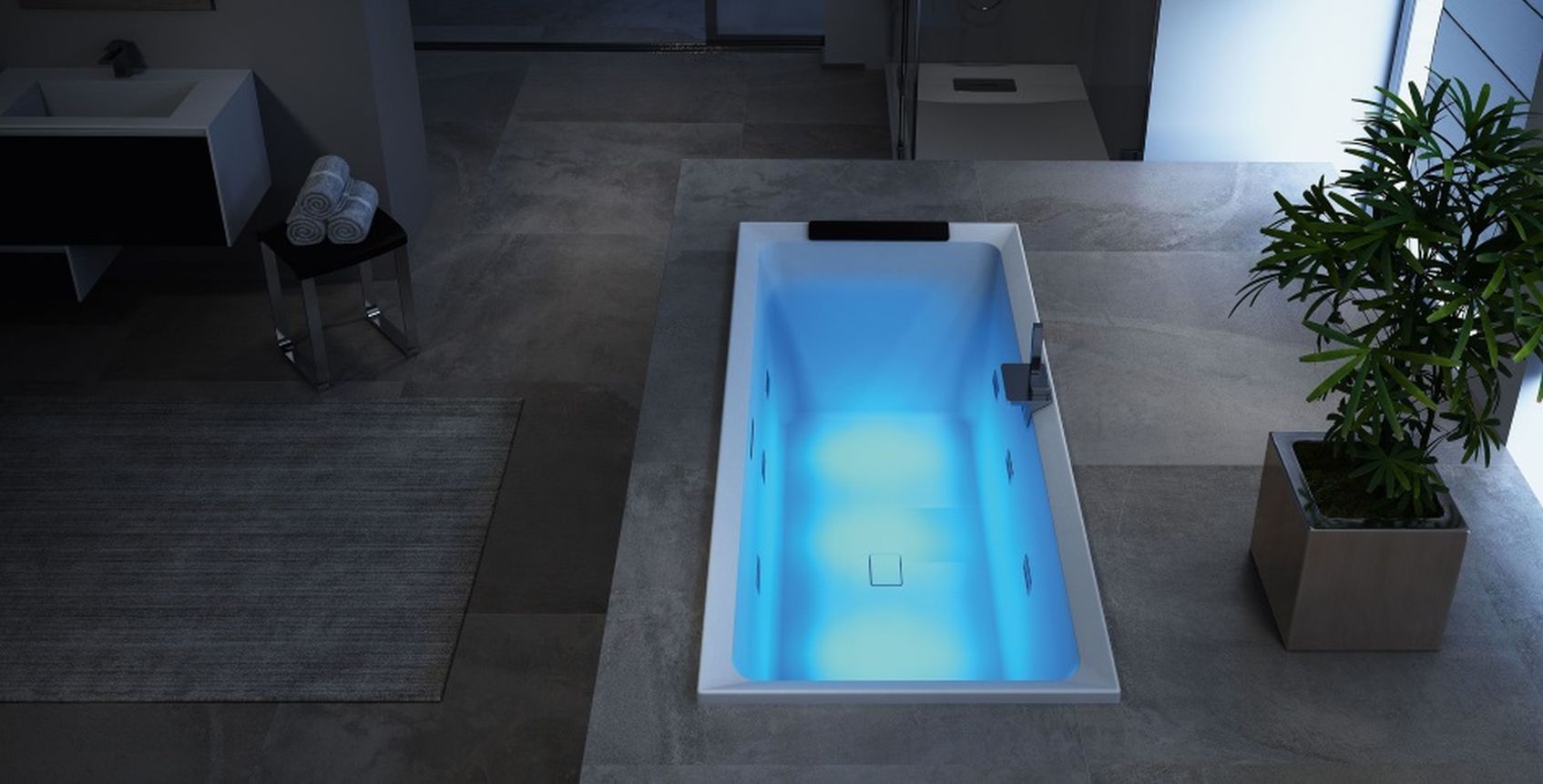 Novellini Divina Wanny z Hydromasażem Spa Jacuzzi Z Masażem Powietrznym lub Wodnym - lazienkarium.pl Novellini Divina